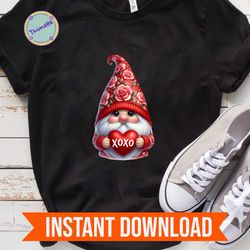 valentine gnome png design