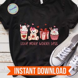 love more worry less png file