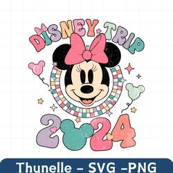 Disney Trip 2024 Minnie Mouse PNG