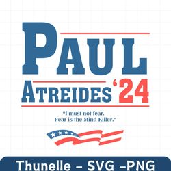 Election Paul Atreides For President 2024 SVG