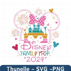 Retro Disney Family Trip 2024 SVG