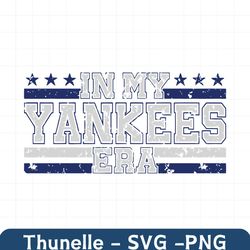 In My Yankees Era New York Baseball SVG