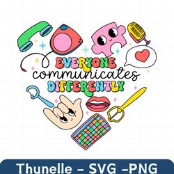 Everyone Communicates Differently Doodles SVG