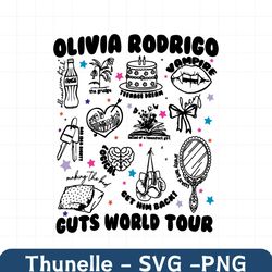 Olivia Rodrigo Guts World Tour Music Concert SVG