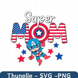 Mothers Day Super Mom Cartoon Characters SVG