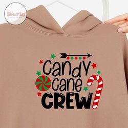 candy cane crew, kids christmas svg, matching family christmas shirts svg, matching christmas svg, cousins matching chri