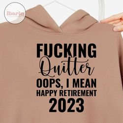 custom retirement gift, retirement gift for a man, custom fucking quitter, retirement mug, funny retirement gift