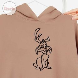 grinch svg, max svg, grinch's dog svg, dog svg, christmas svg, xmas svg, outline only, for shirts, for tumblers, cricut