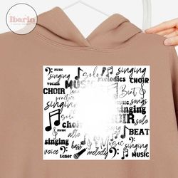 20 oz skinny tumbler sublimation design template school choir blank music straight design digital download png music wor