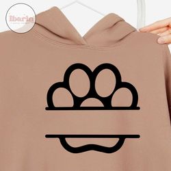 dog paw monogram svg, dog paw print svg dog paw svg, animal paw svg cat paw svg, cat paw monogram svg cat paw print svg, split paw print svg
