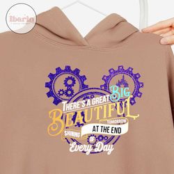 there's a great big beautiful tomorrow png for sublimation, mickey and friends png, animal kingdom png, magic kingdom