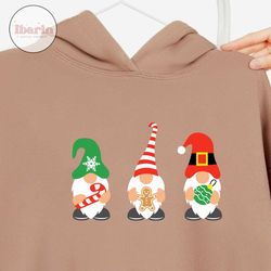 three christmas gnomes svg, christmas gnome svg, 3 gnomes svg, three gnomes, santa hat, christmas svg, holiday svg, wint