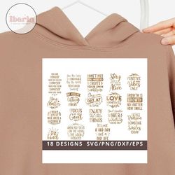 motivational quote svg bundle, inspirational quote svg, positive quote svg, motivation svg, saying svg, svg for shirt pn