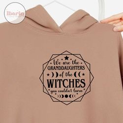 we are the granddaughters of the witches you couldn't burn svg, mystical svg, witch svg, witchy svg, magic svg, gothic s