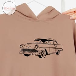 chevrolet bel air 1955 svg chevy, chevrolet bel air 1957 american muscle, vector
