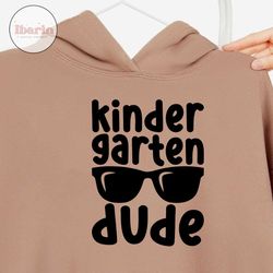 kindergarten dude svg, kindergarten svg, school svg, back to school svg, boys svg dxf eps, first day of school cut files
