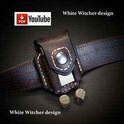 Leather pattern to make Zippo belt case / EDC42