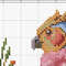 Vintage parrot in flowers cross stitch pattern.jpg