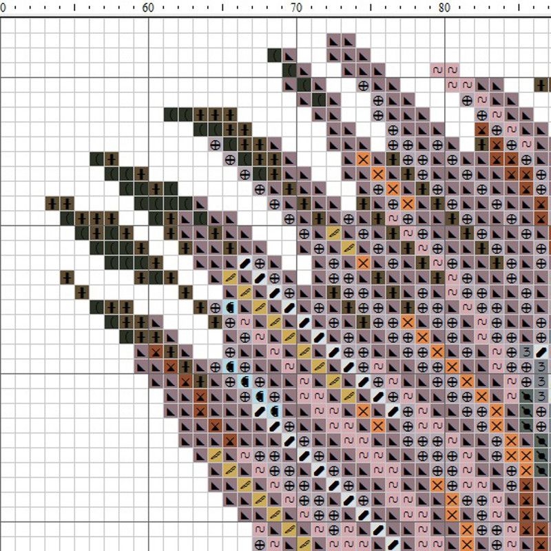 Vintage Bird Cross Stitch Pattern Retro Antique Flower Sampler Primitive Bird Embroidery Pdf 1