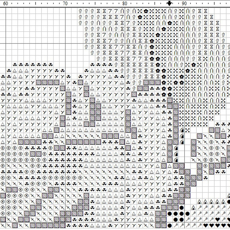 Blue Pheasant In Flowers Cross Stitch Pattern Antique Bird Cross Stitch Chart 1