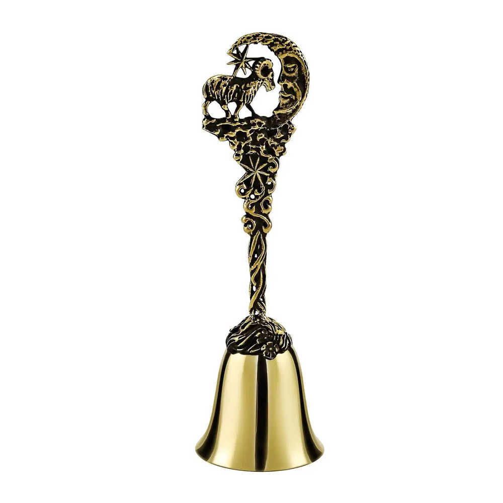bell-zodiac-signs-capricorn-brass