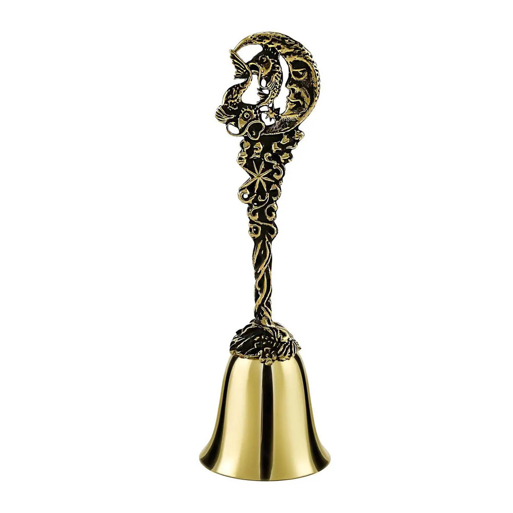 bell-zodiac-signs-pisces-brass