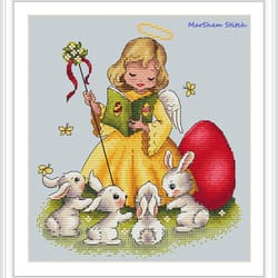 easter company cross stitch pattern