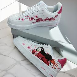 custom shoes unisex white luxury inspire customization sneakers AF1 handpainted personalized gifts anime wearable art