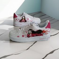 custom shoes customization men white black luxury sneakers AF1 handpainted personalized gifts design anime wearable art