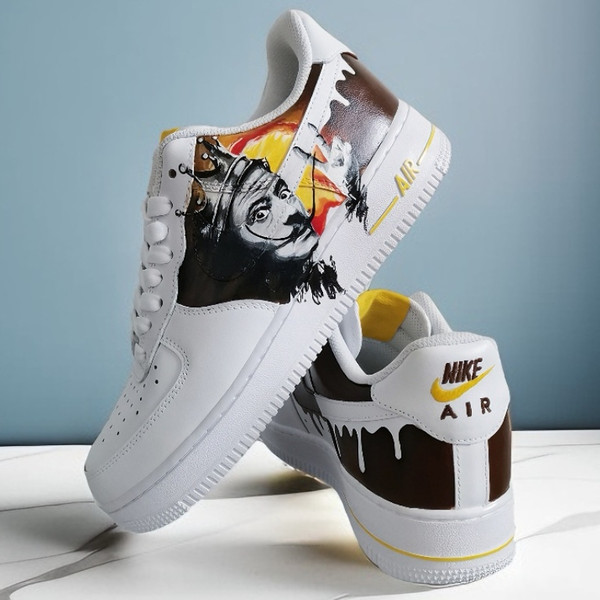 custom- sneakers- nike -air-force- unisex -shoes- handpainted- sneakers- Salvador-Dali- wearable-art  2.jpg