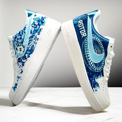 custom shoes customization sneakers AF1 men white black luxury inspire shoes handpainted personalized gift wearable art