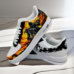 custom sneakers air force1 buty shoes handpainted CS sexy personalized gift white black sneakerhead design wearable art