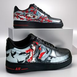 Anime custom sneakers AF1 unisex white black luxury inspire buty shoes handpainted personalized gift design wearable art