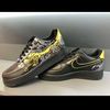 custom sneakers AF1 men black luxury buty inspire casual shoes handpainted personalized gifts snake art one of a kind 9.jpg