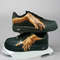 custom shoes black unisex buty sneakers Michelangelo art  personalized gift on cloud shoes customization wearable art.jpg