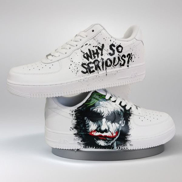 men custom buty shoes nike air force 1 white black fashion sneakers Joker personalized gift customization wearable art .jpg
