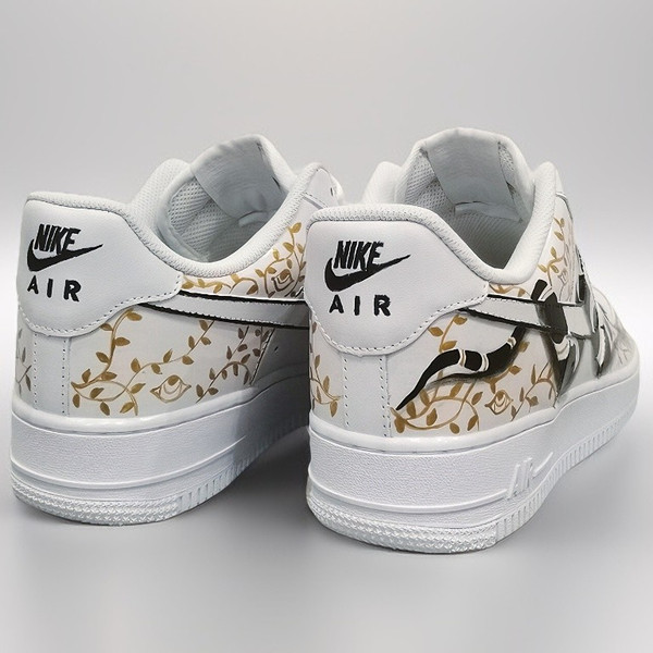 Men custom inspire shoes nike air force 1 snake luxury white gold sneakers personalized gift я 3.jpg