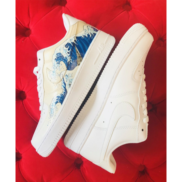 custom woman shoes nike air force luxury buty sneakers Wave sexy white shoes personalized gift designer wearable art 10.jpg