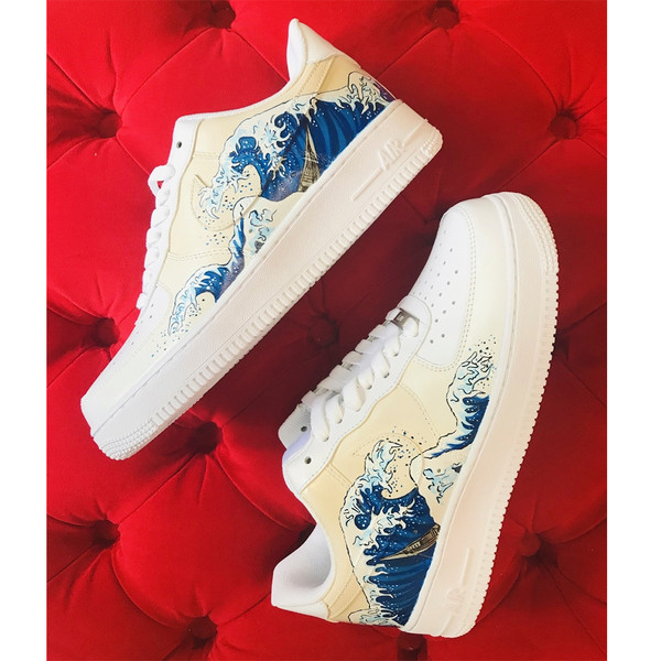custom woman shoes nike air force luxury buty sneakers Wave sexy white shoes personalized gift designer wearable art 11.jpg