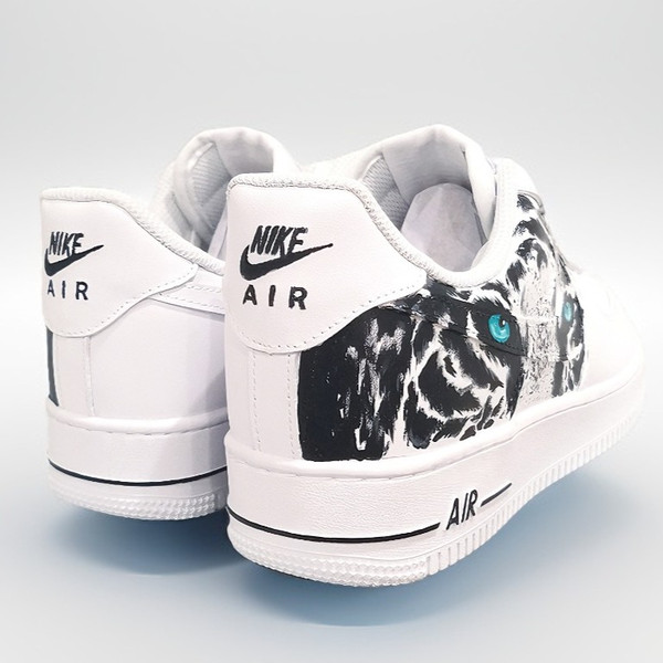 custom shoes sneakers nike air force 1 tiger art luxury buty sexy white black customization shoes personalized gift 6.jpg