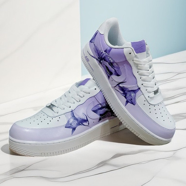 custom fashion shoes nike air force 1 inspire buty luxury sneakers  customisation shark personalized gift wearable art 1.jpg