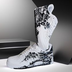 custom casual shoe japan luxury buty fashion sneakers sexy white black personalized gift customization AF1