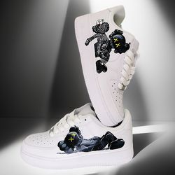 custom casual shoes air force 1 men luxury sneakers kaws art sexy white black customization sneakers personalized gifts