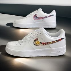 man custom shoes air force 1 luxury sexy white black sneakers AF1 handpainted anime personalized gift one of a kind