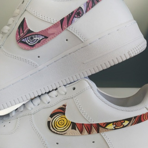 man custom shoes nike air force 1 luxury sexy white black sneakers AF1 handpainted anime personalized gift one of a kind 5.jpg