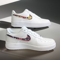custom shoes air force 1 anime art luxury white black sneakers casual shoe personalized gifts customization shoes