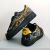 custom sneakers AF1 unisex black luxury inspire shoes customization handpainted personalized gifts wearable art snake  3.jpg