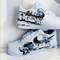 man custom shoes nike air force 1 white black casual sneakers wolf customization BBC 1 AF1 .png