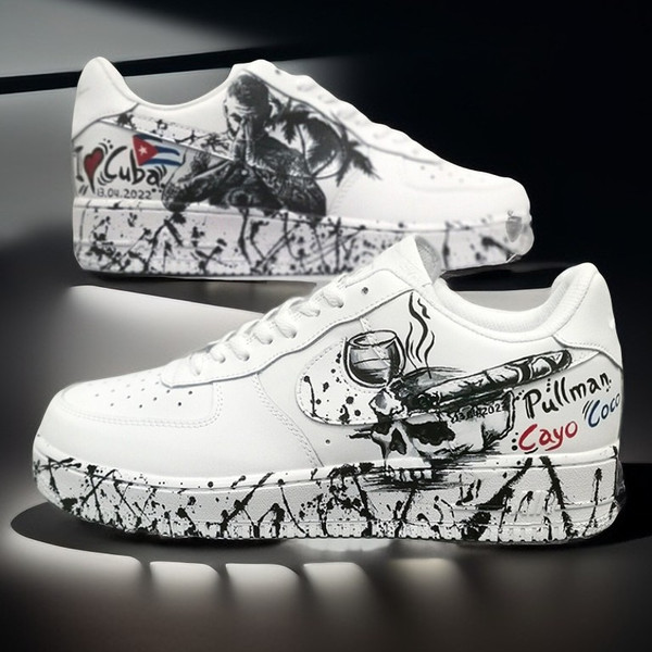 man- custom- shoes- nike- air- force- sneakers- white- black- art 2.jpg