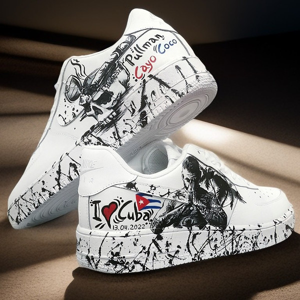 man- custom- shoes- nike- air- force- sneakers- white- black- art 3.jpg
